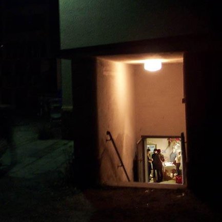 Zugang zum Kunstkeller o27 in Fürth, ehemaliger Bunker als kreativer Kulturraum